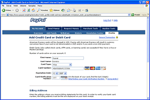 Rejestracja konta w PayPal